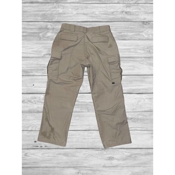 5.11 Tactical Tan Cargo Pants Womens Size Large Short (35x29) - Flaw - Picture 8 of 9